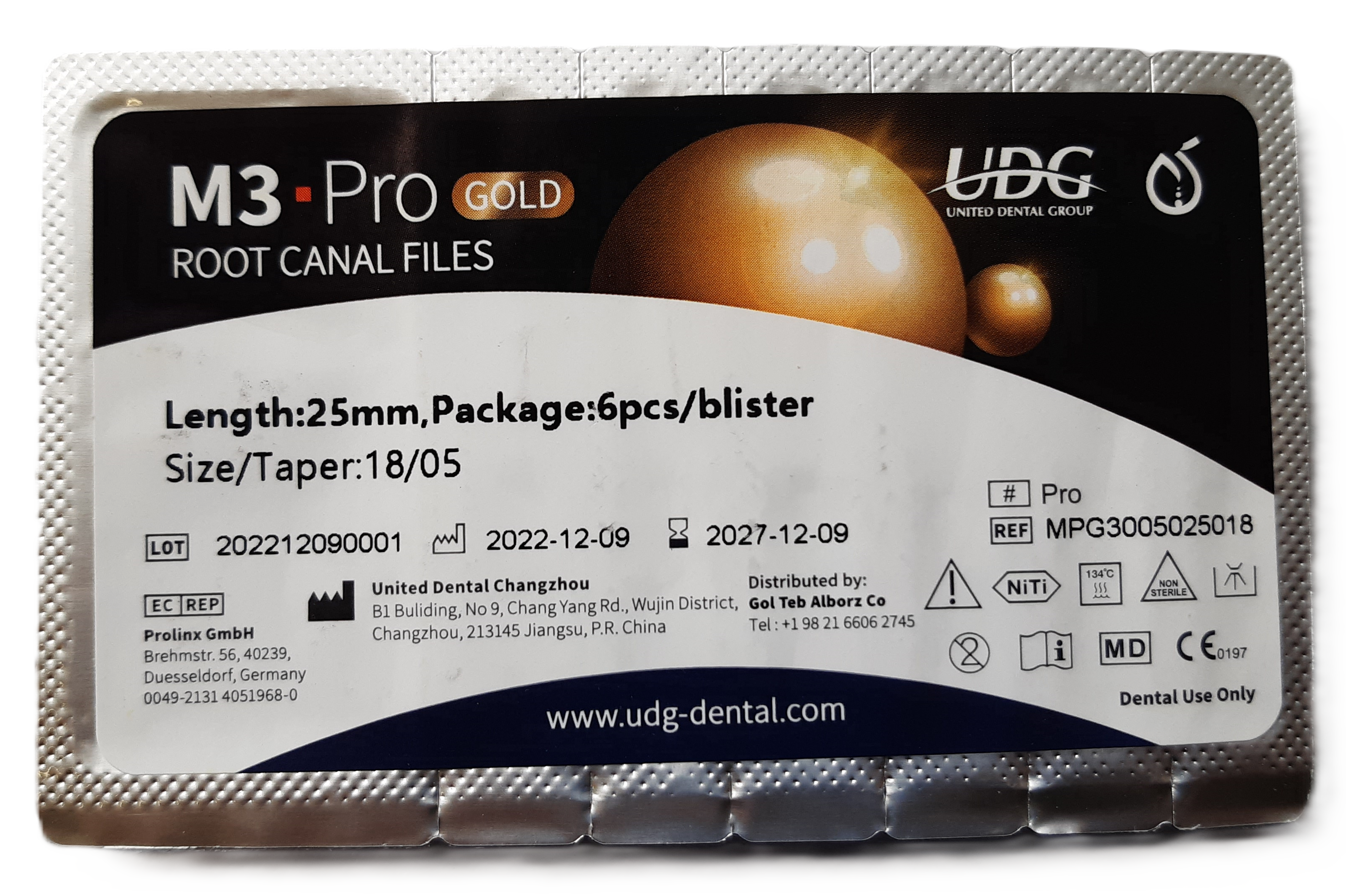 فایل روتاری ام تری پرو گلد (%5*18) M3 Pro Gold